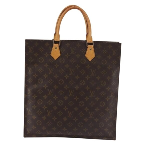 LOUIS VUITTON Monogram Sac Plat Hand Bag M51140 LV Auth BA5984 - Picture 3 of 16